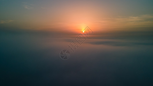 日升日落云海日出背景