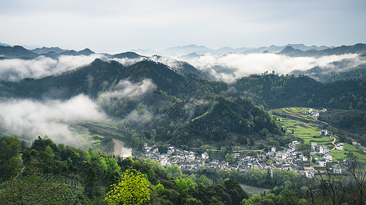 皖南安徽歙县石潭徽州风景图片