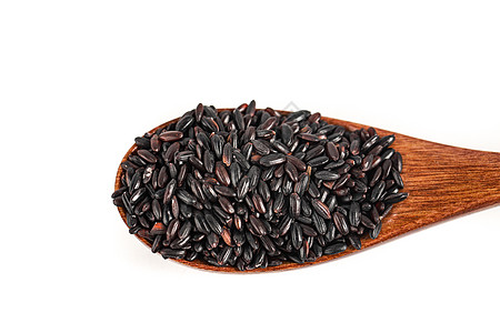 黑香米东北糙米高清图片