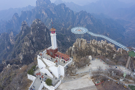 河北易县狼牙山五壮士纪念碑高清图片