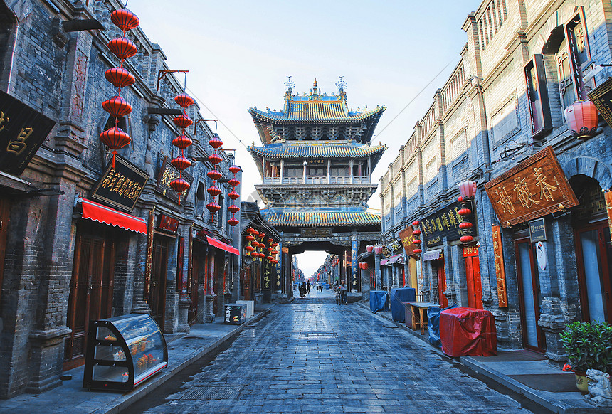 平遥地标建筑市楼图片