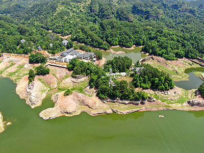 阳光海福建泰宁5A景区丹霞风貌背景