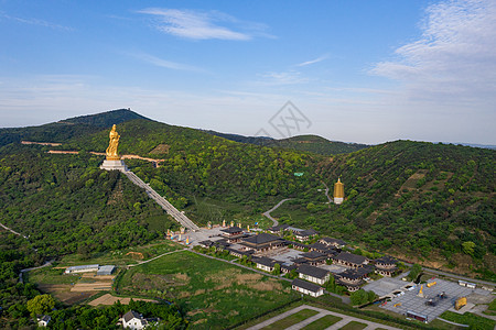 苏州太湖西山岛观音寺背景图片