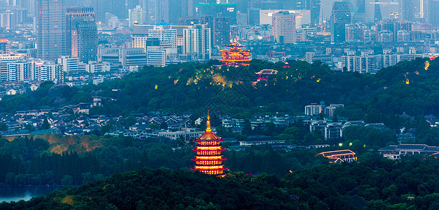 杭州城市夜景高清图片