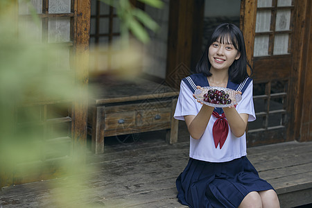 日系可爱制服女孩图片