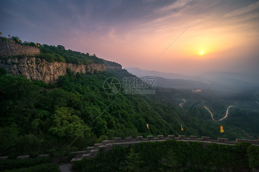 沂蒙山日出风光图片