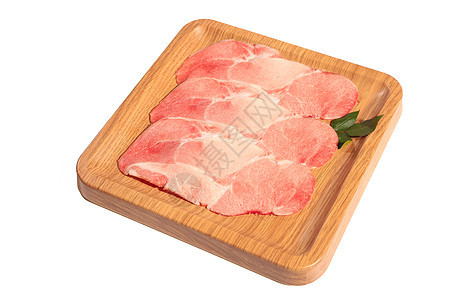 日式猪颈肉背景图片