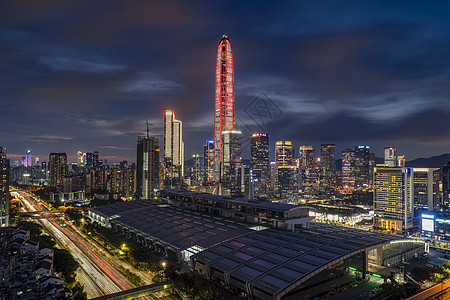 深圳平安金融中心建筑背景图片