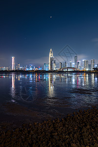 夜景深圳华润大厦图片