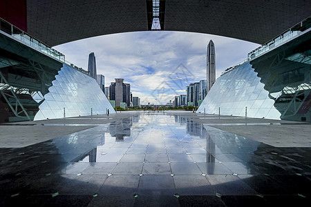 深圳市民中心建筑背景图片