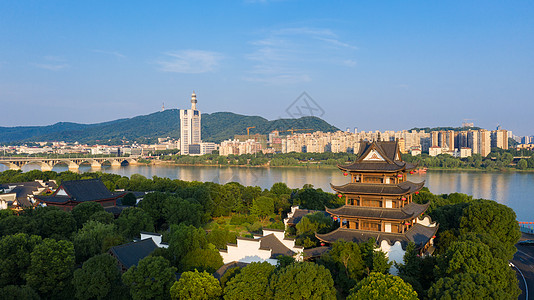 长沙橘子洲风光背景