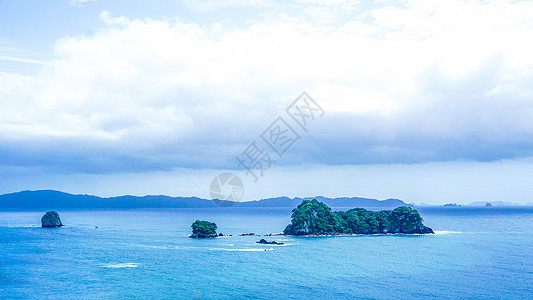 澳洲海边新西兰海岛风光背景