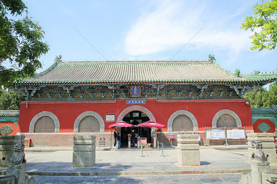 河北石家庄4A景区隆兴寺山门图片