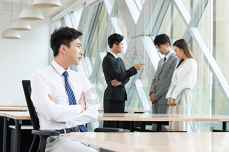 商务人士形象图片商务男性职场焦虑烦恼背景