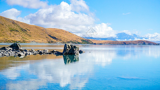 新西兰蒂卡波湖背景