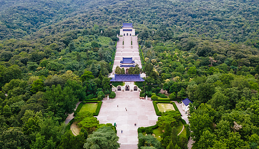 纪念129钟山风景区中山陵园背景