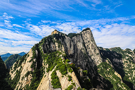 华山景区5A景点主峰高清图片