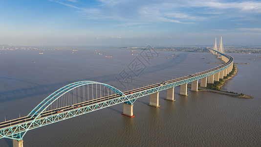 南通海门南通沪苏通长江公铁大桥背景