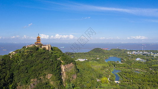 南通海门江苏南通狼山风光背景