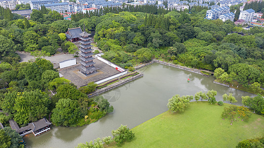 上海松江方塔园古建筑高清图片