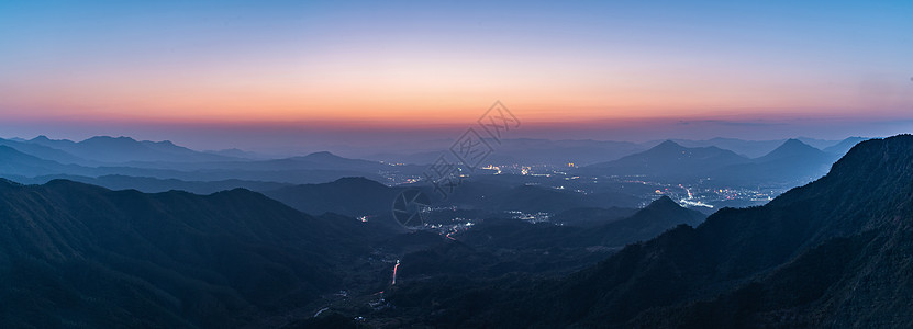 高山上的日出高山上的日落背景