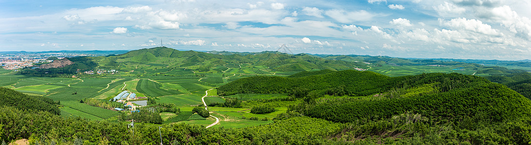 六鼎山周边绿色森林高清图片