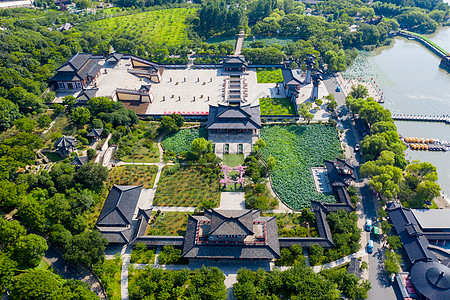 中央电视台无锡三国水浒城景区背景