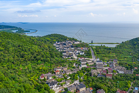 苏州吴中太湖西山风景区背景