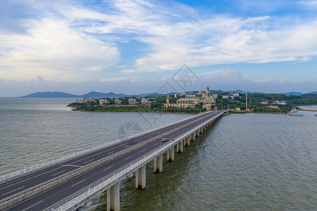 苏州吴中太湖旅游区太湖大桥背景