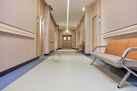 医院手术室外的走廊场景高清图片