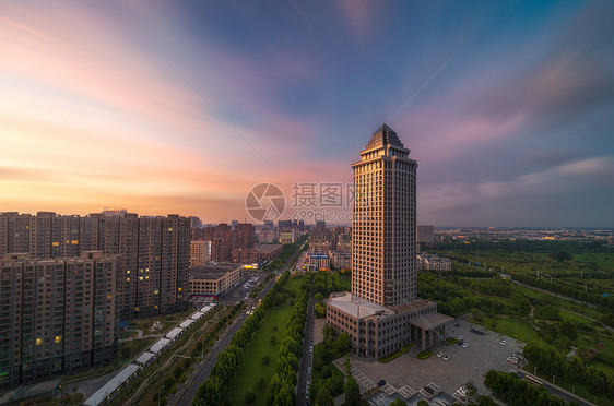 沿海地区城市风光图片