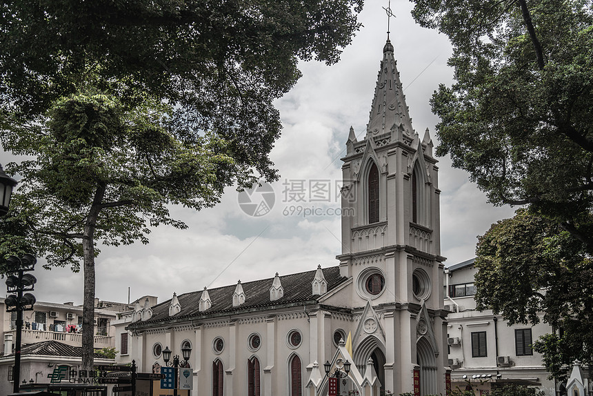 广州沙面岛建筑风光图片