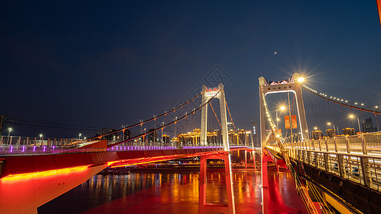 重庆地标鹅公岩大桥夜景图片