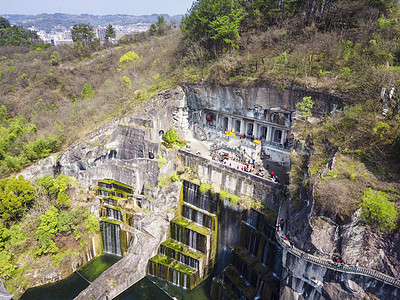 4A风景区新昌大佛寺寺庙图片