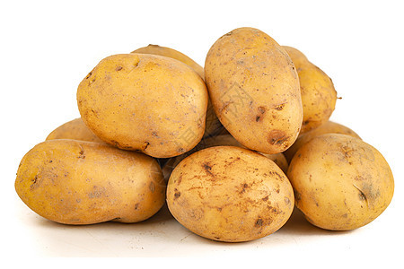  黄皮小土豆白底图背景图片