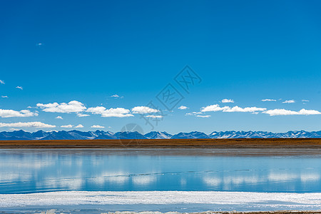 摄影雪景西藏纳木措风光摄影图背景