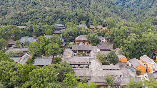 浙江天台山国清寺风光背景