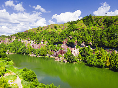 5A风景区丽水缙云仙都景区小赤壁图片