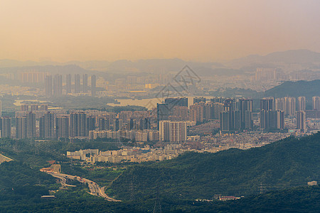 梧桐山远景深圳城市建筑图片