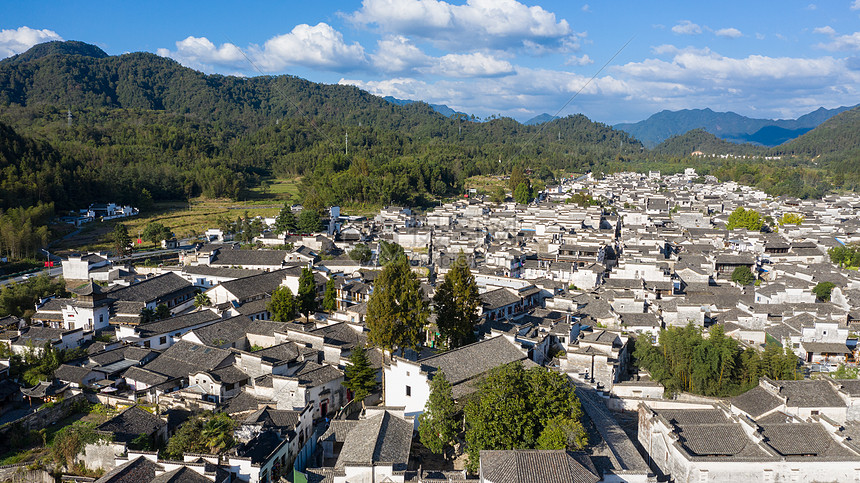 安徽黄山西递古村风光图片