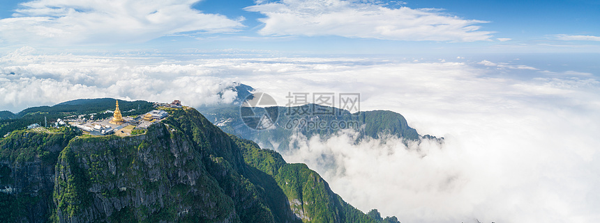 峨眉山金顶风光图片