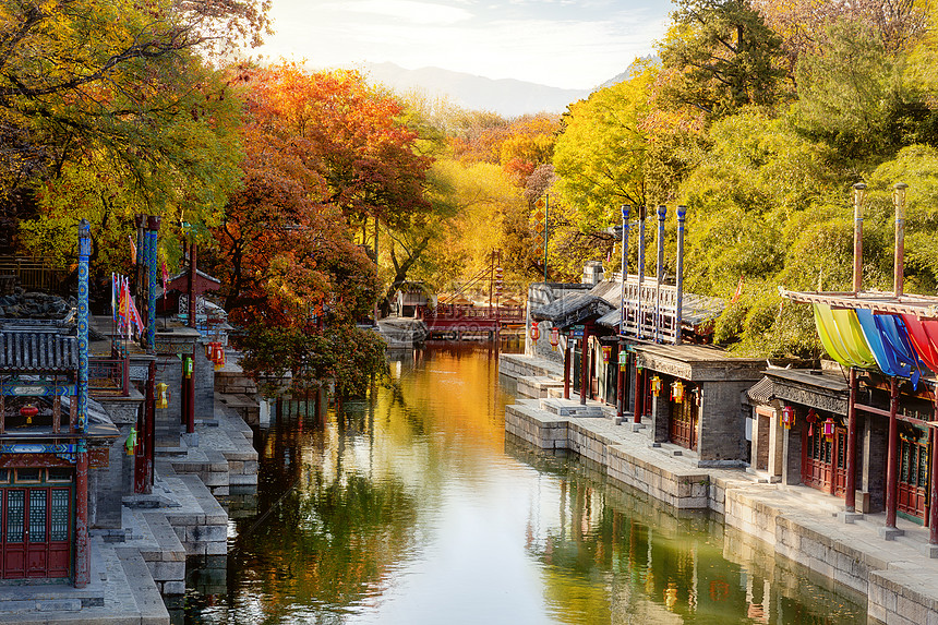 北京香山公园秋天图片