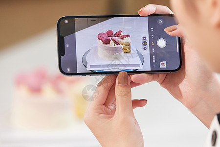 手机拍摄蛋糕照片图片