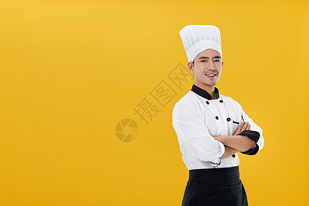 西餐厨师形象展示高清图片