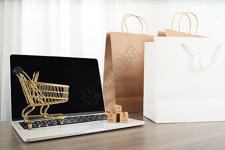 网络购物节双十一购物节网购的桌面背景