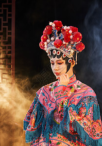 川剧盖碗茶图片