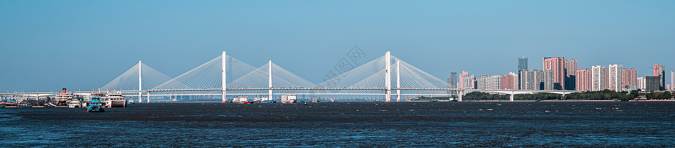 武汉长江二桥桥梁高清图片素材