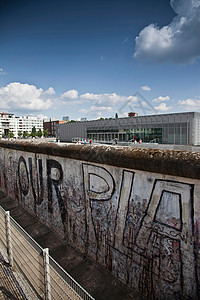 柏林墙上的涂鸦图片