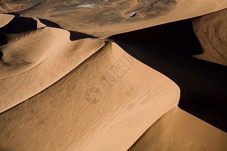 沙漠景观中的沙丘图片