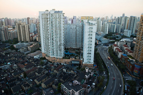 上海公寓楼俯视角度图片